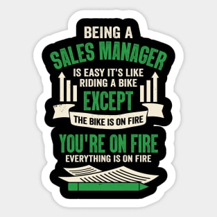 Funny Sales Manager Gift Sticker